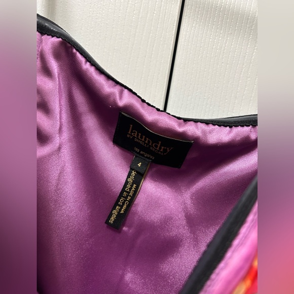 Laundry by Shelli Segal maxi dress gown GORGEOUS colorful 4 small - Picture 5 of 5